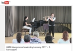 Hangszeres tanulmányi verseny 2017 – 2. korcsoport