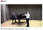 Tanszaki hangverseny – 2020 2021-es tanév I. félév – VIDEÓ