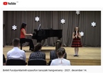 Furulya-klarinét-szaxofon tanszaki hangverseny – 2021. december 14. – VIDEÓ