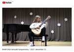 Gitár tanszaki hangverseny – 2021. december 13. – VIDEÓ
